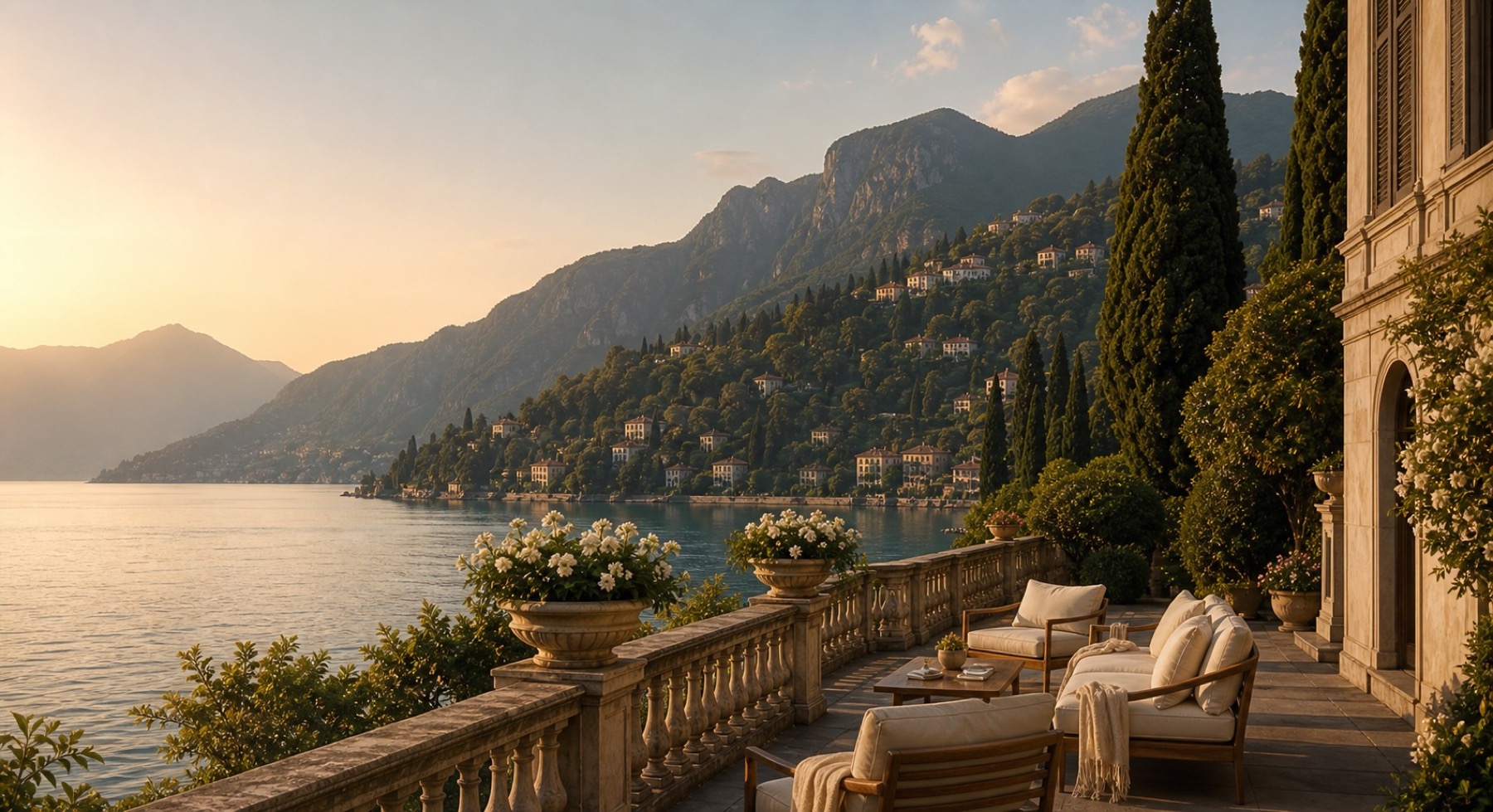 Luxury villa overlooking Lake Como